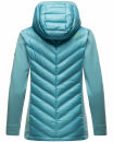 Navahoo Nimm mich mit Damen Fleece Hybrid Jacke Trekking Wanderjacke B852 Misty-Blue-Gr.S