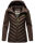 Navahoo Nimm mich mit Damen Fleece Hybrid Jacke Trekking Wanderjacke B852 Dark-Choco-Gr.XS