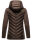 Navahoo Nimm mich mit Damen Fleece Hybrid Jacke Trekking Wanderjacke B852 Dark-Choco-Gr.XS