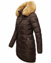 Navahoo Damen Winter Jacke Steppjacke warm gefüttert B374 Dark Choco Größe S - Gr. 36