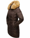 Navahoo Damen Winter Jacke Steppjacke warm gefüttert B374 Dark Choco Größe S - Gr. 36