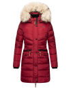 Navahoo Paula Damen Winter Jacke Mantel Parka warm gefütterte Winterjacke B383 Blood Red Größe XL - Gr. 42