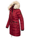 Navahoo Paula Damen Winter Jacke Mantel Parka warm gefütterte Winterjacke B383 Blood Red Größe XL - Gr. 42