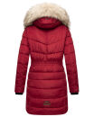 Navahoo Paula Damen Winter Jacke Mantel Parka warm gefütterte Winterjacke B383 Blood Red Größe XL - Gr. 42