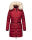 Navahoo Paula Damen Winter Jacke Mantel Parka warm gefütterte Winterjacke B383 Blood Red Größe XL - Gr. 42