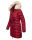 Navahoo Paula Damen Winter Jacke Mantel Parka warm gefütterte Winterjacke B383 Blood Red Größe XL - Gr. 42
