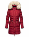 Navahoo Paula Damen Winter Jacke Mantel Parka warm gefütterte Winterjacke B383 Blood Red Größe XXL - Gr. 44