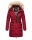 Navahoo Paula Damen Winter Jacke Mantel Parka warm gefütterte Winterjacke B383 Blood Red Größe XXL - Gr. 44