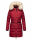 Navahoo Paula Damen Winter Jacke Mantel Parka warm gefütterte Winterjacke B383 Blood Red Größe XXL - Gr. 44