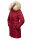 Navahoo Paula Damen Winter Jacke Mantel Parka warm gefütterte Winterjacke B383 Blood Red Größe XXL - Gr. 44