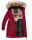 Navahoo Paula Damen Winter Jacke Mantel Parka warm gefütterte Winterjacke B383 Blood Red Größe XXL - Gr. 44