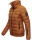 Marikoo Poisen Damen Winter Jacke Stepp Winterjacke mit Stehkragen warm gefüttert B667 Cinnamon Größe XS - Gr. 34