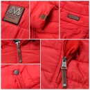 Marikoo Rose Damen Winter Jacke gesteppt lang B647 Dark Choco Größe S - Gr. 36