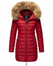 Marikoo Rose Damen Winter Jacke gesteppt lang B647 Blood...