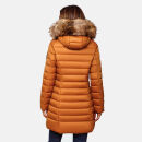 Marikoo Rose Damen Winter Jacke gesteppt lang B647 Cinnamon-Größe XS - Gr. 34