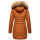 Marikoo Rose Damen Winter Jacke gesteppt lang B647 Cinnamon-Größe XS - Gr. 34