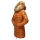 Marikoo Rose Damen Winter Jacke gesteppt lang B647 Cinnamon-Größe XS - Gr. 34