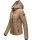 Marikoo Samtpfote leichte Damen Steppjacke B600 Taupe Grau Größe L - Gr. 40