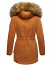 Marikoo Sanakoo Damen Winterjacke Parka mit Kapuze B825 Cinnamon Größe XS - Gr. 34
