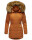 Marikoo Sanakoo Damen Winterjacke Parka mit Kapuze B825 Cinnamon Größe XS - Gr. 34