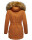Marikoo Sanakoo Damen Winterjacke Parka mit Kapuze B825 Cinnamon Größe XS - Gr. 34