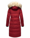 Marikoo Schneesternchen Damen Winterjacke Parka Mantel lang Kapuze B890 Blood Red Größe S - Gr. 36