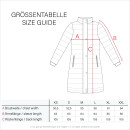 Marikoo Schneesternchen Damen Winterjacke Parka Mantel lang Kapuze B890 Blood Red Größe S - Gr. 36