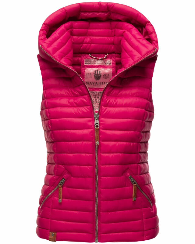 Navahoo Shadaa leichte Damen Stepp Weste B696 Fuchsia Größe XS - Gr. 34