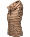 Navahoo Shadaa leichte Damen Stepp Weste B696 Taupe Grau Größe M - Gr. 38