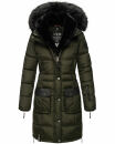 Navahoo Sinja Damen lange Winter Steppjacke Wintermantel...