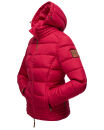 Marikoo Sole Designer Damen Winter Jacke Steppjacke B668 Fuchsia Größe XL - Gr. 42