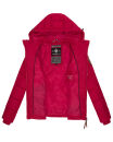 Marikoo Sole Designer Damen Winter Jacke Steppjacke B668 Fuchsia Größe XL - Gr. 42