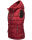 Marikoo Taisaa Damen Stepp Weste Übergangsjacke mit Stehkragen B866 Blood Red Größe S - Gr. 36