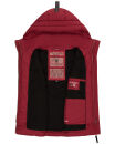 Marikoo Taisaa Damen Stepp Weste Übergangsjacke mit Stehkragen B866 Blood Red Größe M - Gr. 38