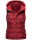 Marikoo Taisaa Damen Stepp Weste Übergangsjacke mit Stehkragen B866 Blood Red Größe M - Gr. 38