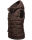 Marikoo Taisaa Damen Stepp Weste Übergangsjacke mit Stehkragen B866 Dark Choco Größe XS - Gr. 34