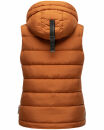 Marikoo Taisaa Damen Stepp Weste Übergangsjacke mit Stehkragen B866 Cinnamon Größe S - Gr. 36
