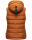 Marikoo Taisaa Damen Stepp Weste Übergangsjacke mit Stehkragen B866 Cinnamon Größe S - Gr. 36