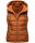 Marikoo Taisaa Damen Stepp Weste Übergangsjacke mit Stehkragen B866 Cinnamon Größe XXL - Gr. 44