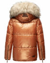 Navahoo Tikunaa Damen Winterjacke mit Kunstfellkragen B828 Cinnamon Größe M - Gr. 38