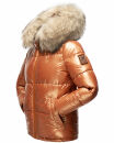 Navahoo Tikunaa Damen Winterjacke mit Kunstfellkragen B828 Cinnamon Größe M - Gr. 38