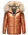 Navahoo Tikunaa Damen Winterjacke mit Kunstfellkragen B828 Cinnamon Größe M - Gr. 38
