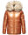 Navahoo Tikunaa Damen Winterjacke mit Kunstfellkragen B828 Cinnamon Größe M - Gr. 38