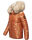 Navahoo Tikunaa Damen Winterjacke mit Kunstfellkragen B828 Cinnamon Größe M - Gr. 38