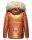 Navahoo Tikunaa Damen Winterjacke mit Kunstfellkragen B828 Cinnamon Größe M - Gr. 38