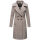 Navahoo Wooly Damen Trenchcoat Winter Mantel B661 Zink Grau Größe S - Gr. 36