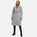 Navahoo Wooly Damen Trenchcoat Winter Mantel B661 Zink...