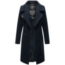 Navahoo Wooly Damen Trenchcoat Winter Mantel B661 Navy Größe L - Gr. 40