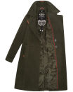 Navahoo Wooly Damen Trenchcoat Winter Mantel B661 Dunkelgrün Größe XS - Gr. 34