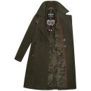 Navahoo Wooly Damen Trenchcoat Winter Mantel B661 Dunkelgrün Größe M - Gr. 38